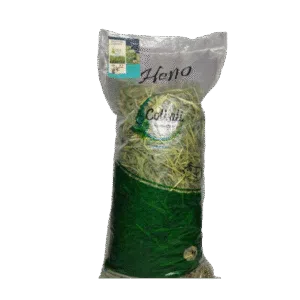 Heno de cebada de 1 hasta 5 kg, ideal para conejos, cuyes, y otros roedores