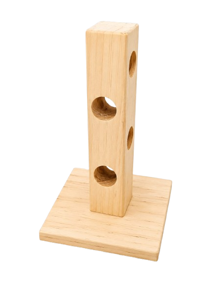 Dispensador de heno para conejos