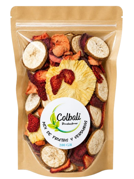 Mix de verduras y frutas deshidratadas