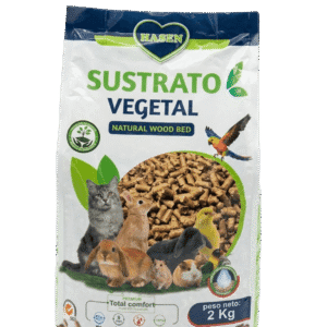 Sustrato vegetal 2kg para conejos marca hasen, venta en lima